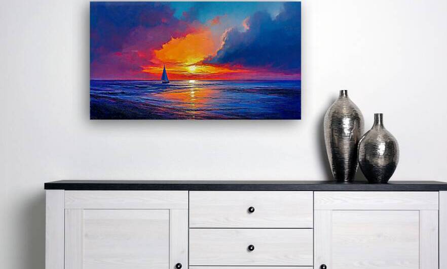 Sailboat Sunset by Travelling Light