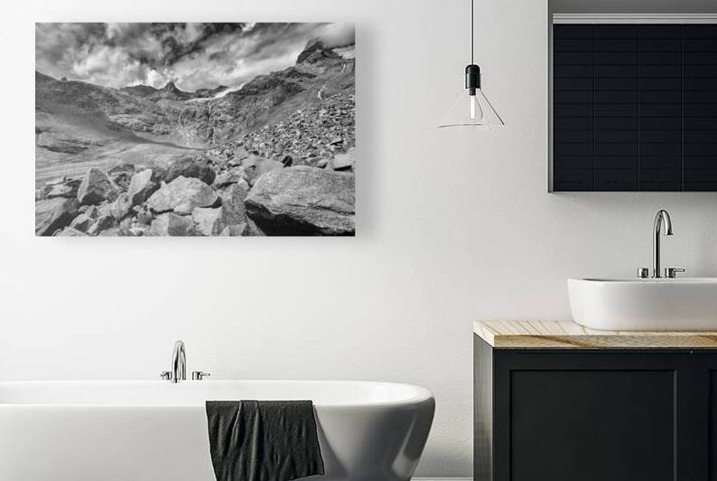 Fellaria Glacier seen from the trail.  by Gualtiero Boffi