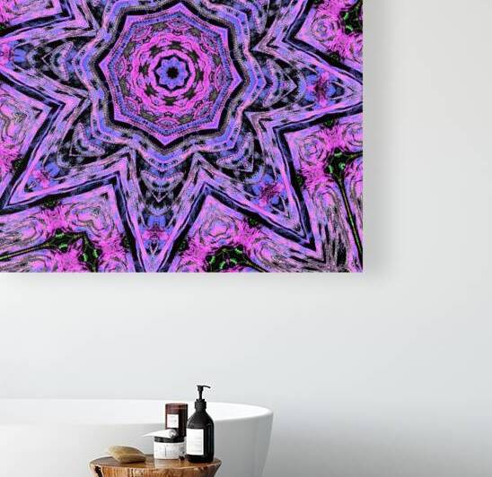 Abstract Vibrant Kaleidoscope Star by Catriona Roberts Nature Photography and Designs