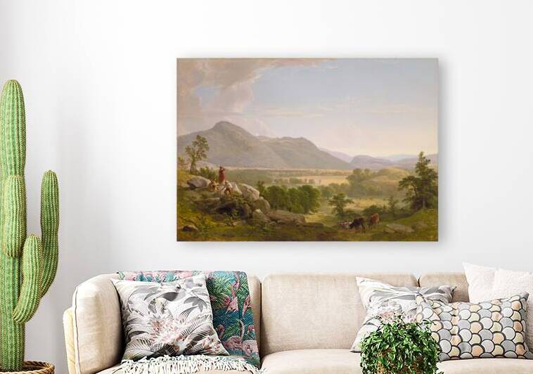 Asher Brown Durand - Dover Plains Dutchess County New York 1848  by Wirla