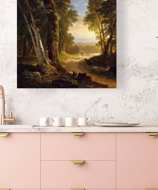 Asher Brown Durand - The Beeches 1845  by Wirla