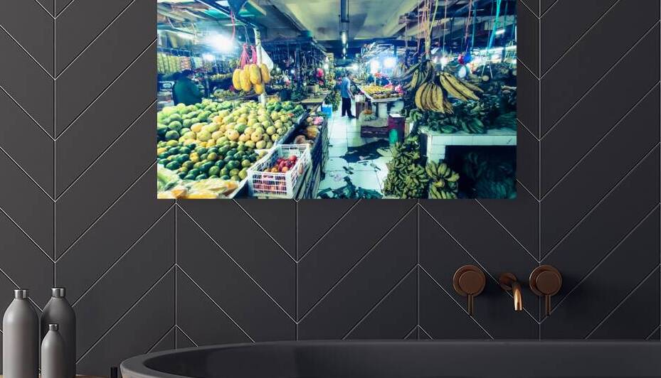 The Freshness of Indonesia Traditional Fruit Market by urbancamshot