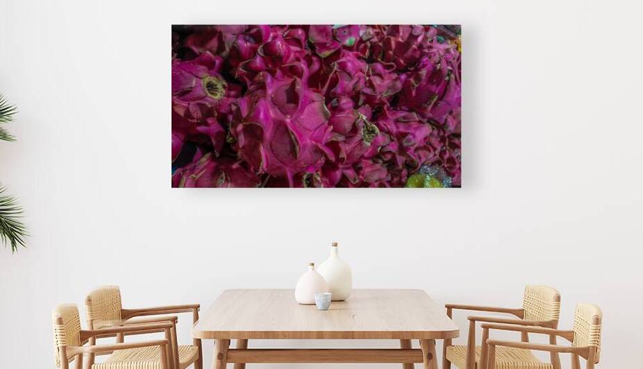 Exotic Dragon Fruits at the Market by urbancamshot