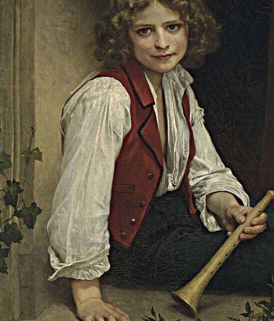  William-Adolphe Bouguereau - Pifferaro . 1870 by Wirla