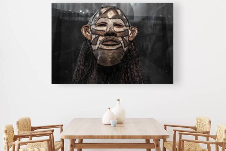 Traditional Batak Simalungun Ritual Mask Display by urbancamshot