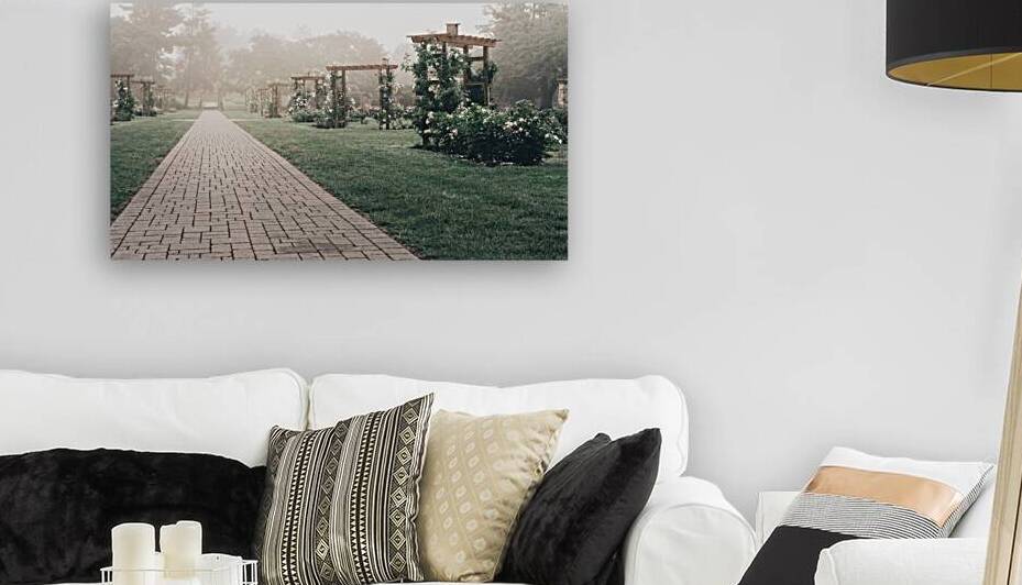 Arbors Along the Stone Pathway by Jason Fink