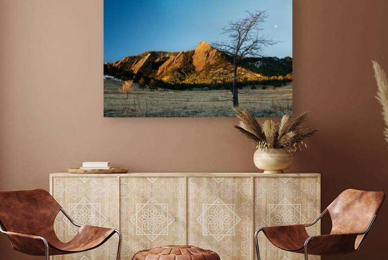 Boulder Colorado Flatirons Early Morning Light by Bo Insogna