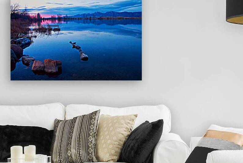 Coot Lake Boulder Flatiron Early Morning View by Bo Insogna