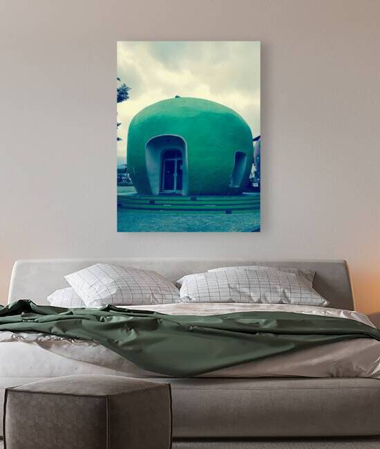 Unique Green Dome-Shaped Building with Arched Entrances by urbancamshot