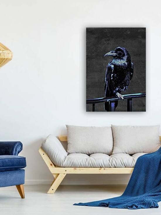 Blue Crow by Kiyo Arts