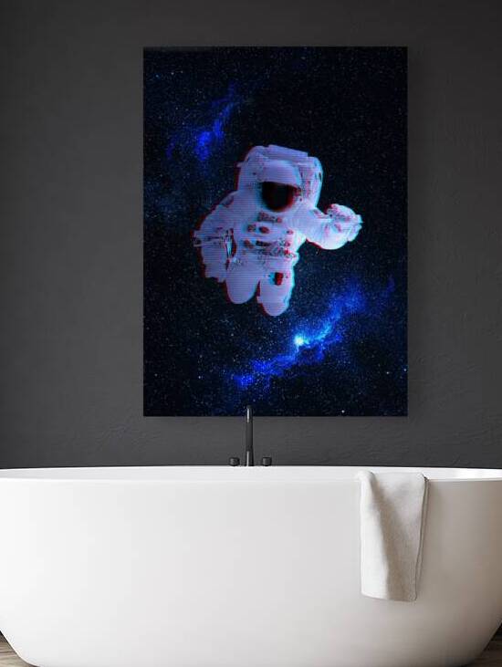 Scanline Space man by Kiyo Arts