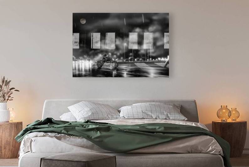 The Phantom Rider of I-40 by Image by Raymond