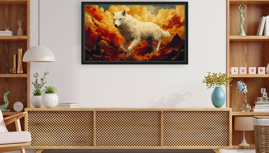 White Wolf Walks by Dan Canopy