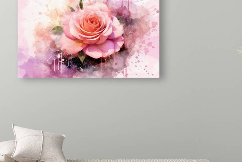 Roses Flower Painting. by Balaram Giri