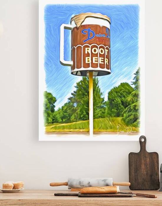 A Frosty Mug by Lisa Drew