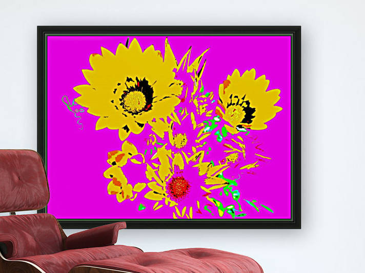 Rainbow Flower - Pink by Lexa Harpell