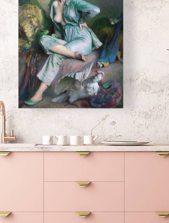 Emile Friant - The Familiar Birds . 1921 by Wirla