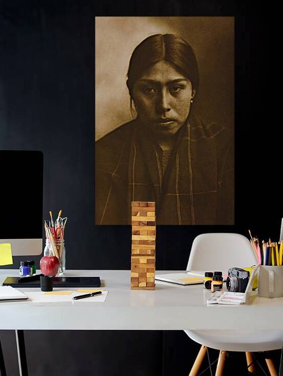 Suquamish Woman by Edward S. Curtis 1899 by ValergeneArt