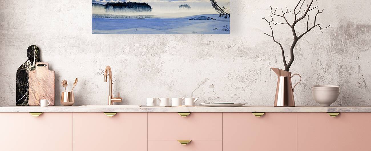 Eva Lake Painting  by Stephen Emms