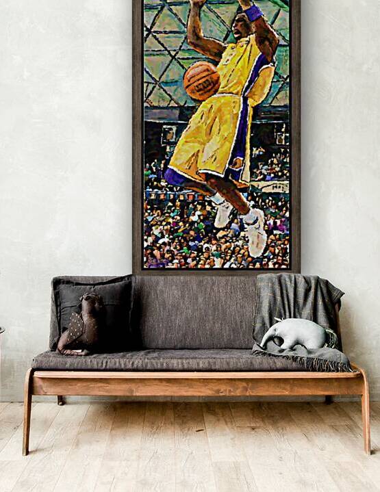 Kobe Bryant Dunk Art by Row One Brand