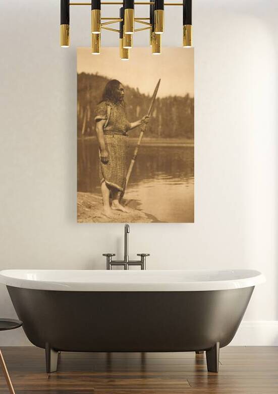 The Whaler Clayoquot by Edward S. Curtis 1915 by ValergeneArt