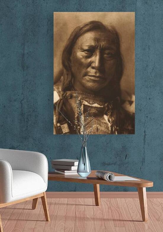 Hollow Horn Bear by Edward S. Curtis 1907 by ValergeneArt