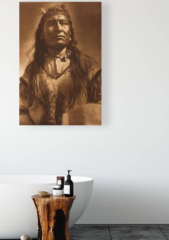 New Chest Piegan by Edward S. Curtis 1910 by ValergeneArt