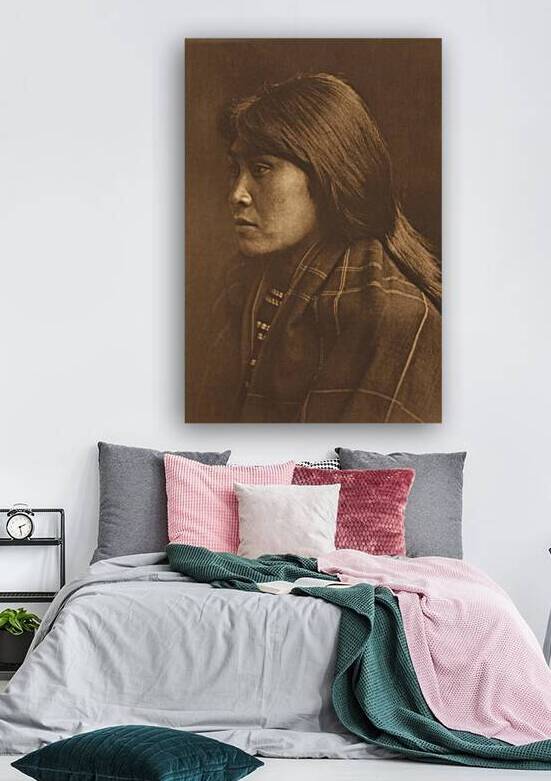 Suquamish Girl by Edward S. Curtis 1912 by ValergeneArt