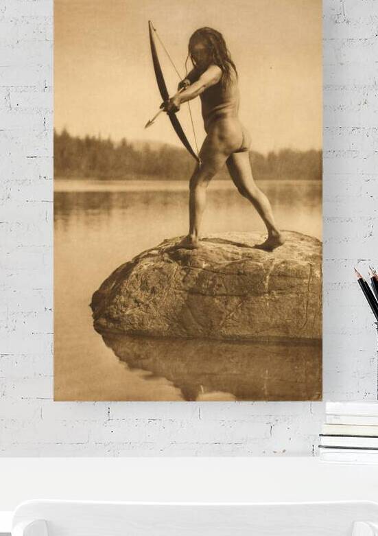 The Bowman by Edward S. Curtis 1915 by ValergeneArt