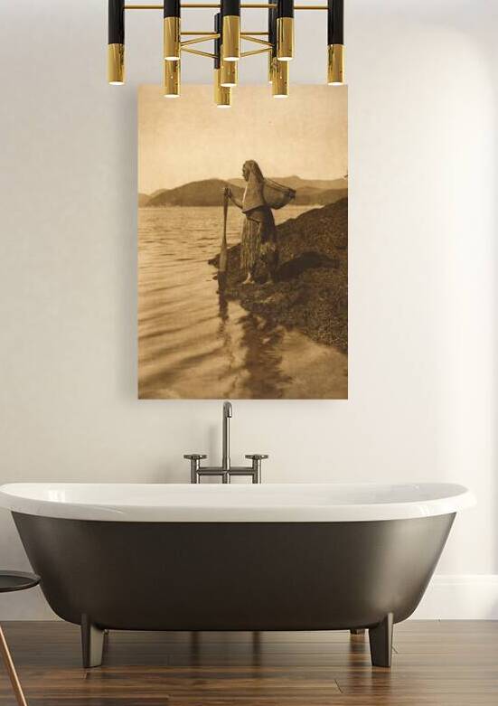 The Seaweed Gatherer by Edward S. Curtis 1915 by ValergeneArt