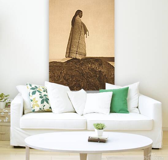 Cowichan Girl by Edward S. Curtis 1912 by ValergeneArt