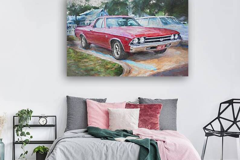 1969 Red Chevrolet El Camino SS 396 X15 1 by Rich Franco