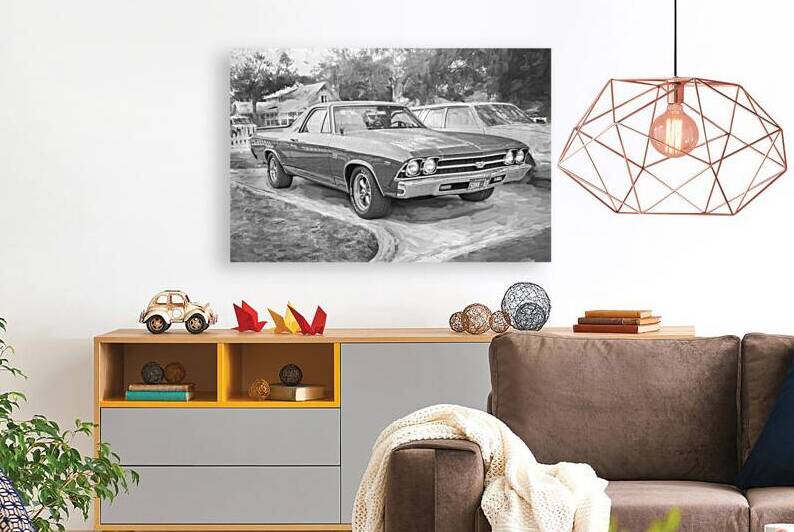 1969 Red Chevrolet El Camino SS 396 X15 3 by Rich Franco