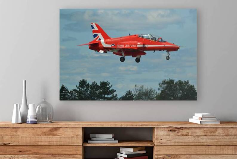Red Arrows Hawk  landing by Ross Sharp