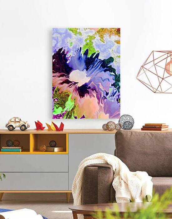 Abstract Dynamic Melting Daises  by Catriona Roberts Nature Photography and Designs