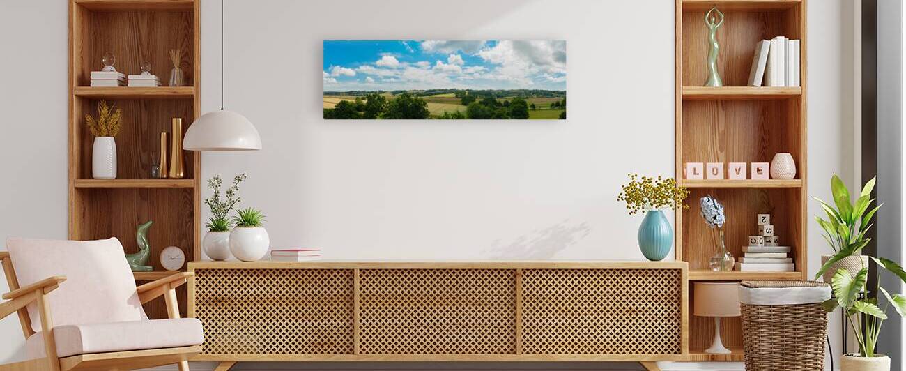 East Sussex panorama from Bodiam Castle in ENGLAND - UK by fondantpixels