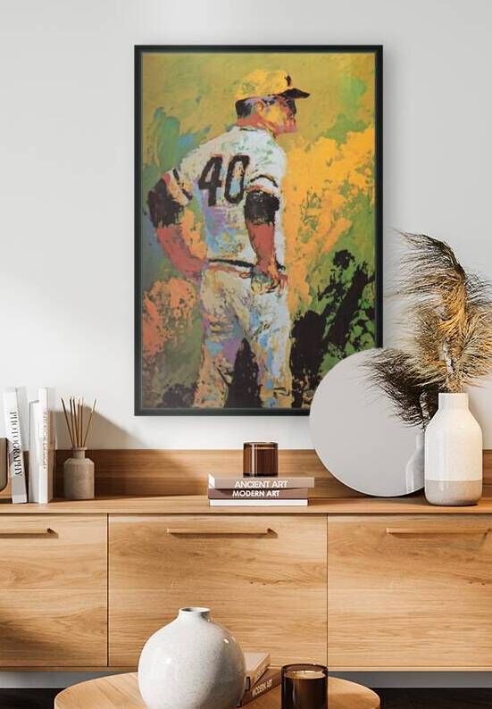 1974 Pittsburgh Pirates Danny Murtaugh Art by Row One Brand