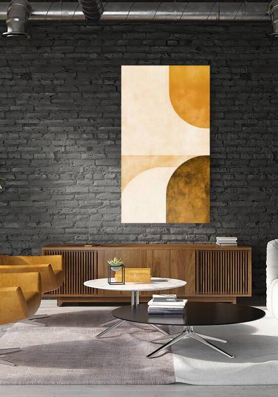 Neutral Textured Abstract by Travelling Light