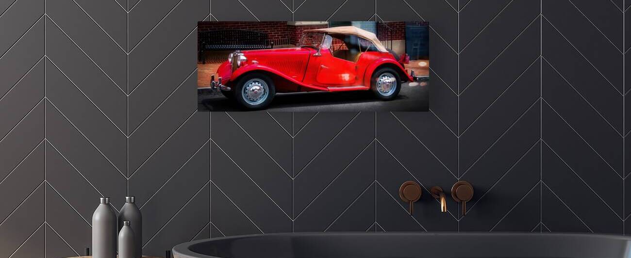 Little Red Car by Shelia Hunt Photography