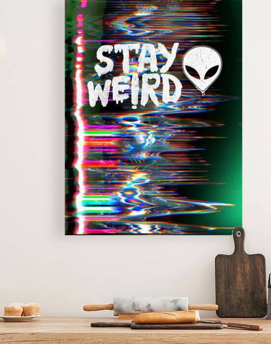 Stay Weird aliens by Hallira