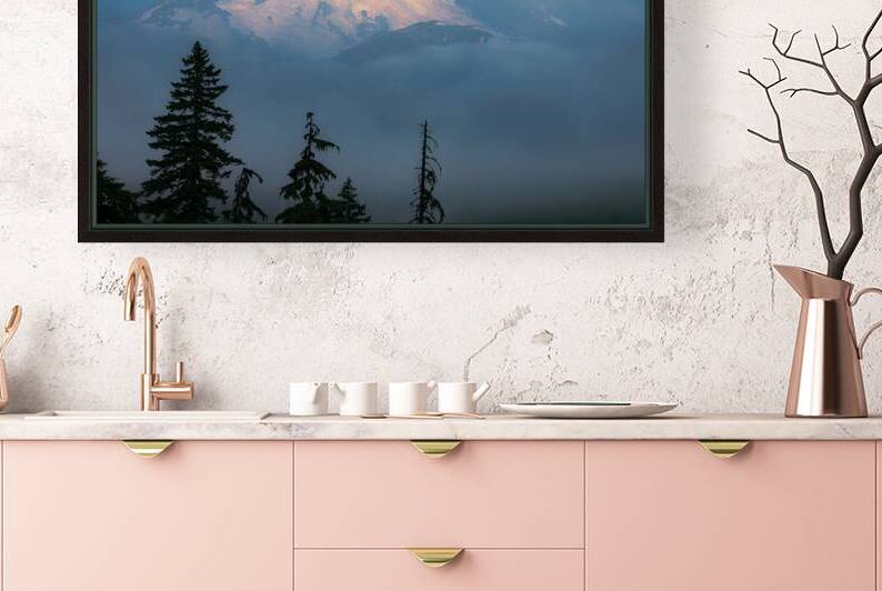 Daybreak Mt Rainier by Geoffrey Prior