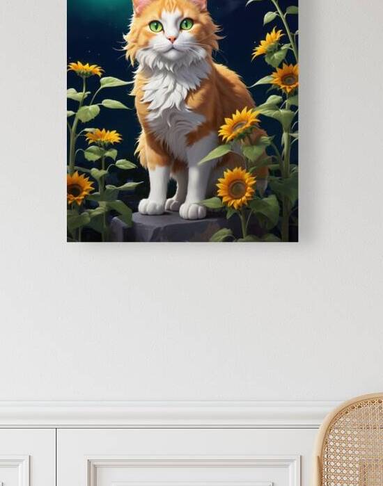 Moonlight Kitty by alaa ahmed mohamed