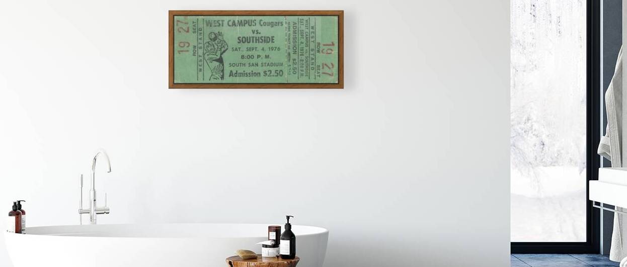 1976 West Campus Cougars vs. Southside Cardinals by Row One Brand