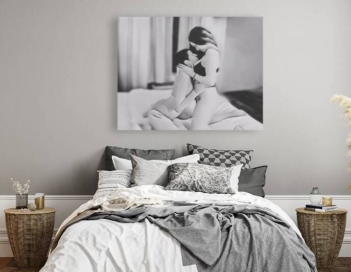 Bonding Connection - B&W by Millie R Lissow