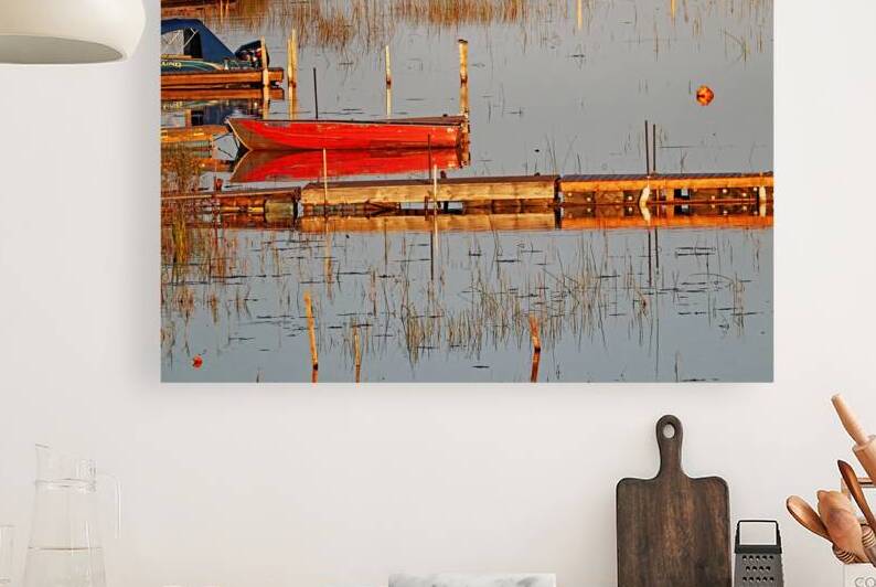 Docked At The Key River by Deb Oppermann