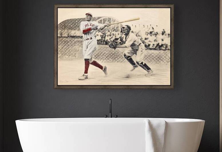 Early 1900s Iowa State Baseball Art by Row One Brand