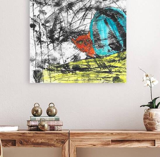 Peek a Boo Cat by Robert Burton