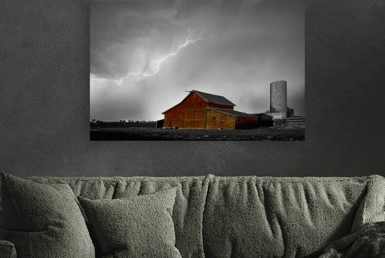 Watching The Storm From The Farm BWSC by Bo Insogna