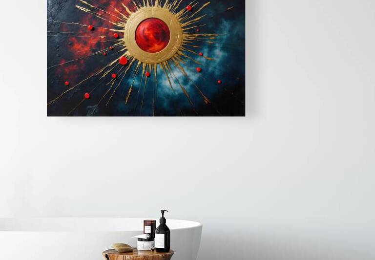 Cosmic sun by NurpuArt