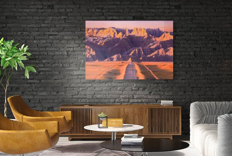 Badlands Sunset by Geoffrey Prior